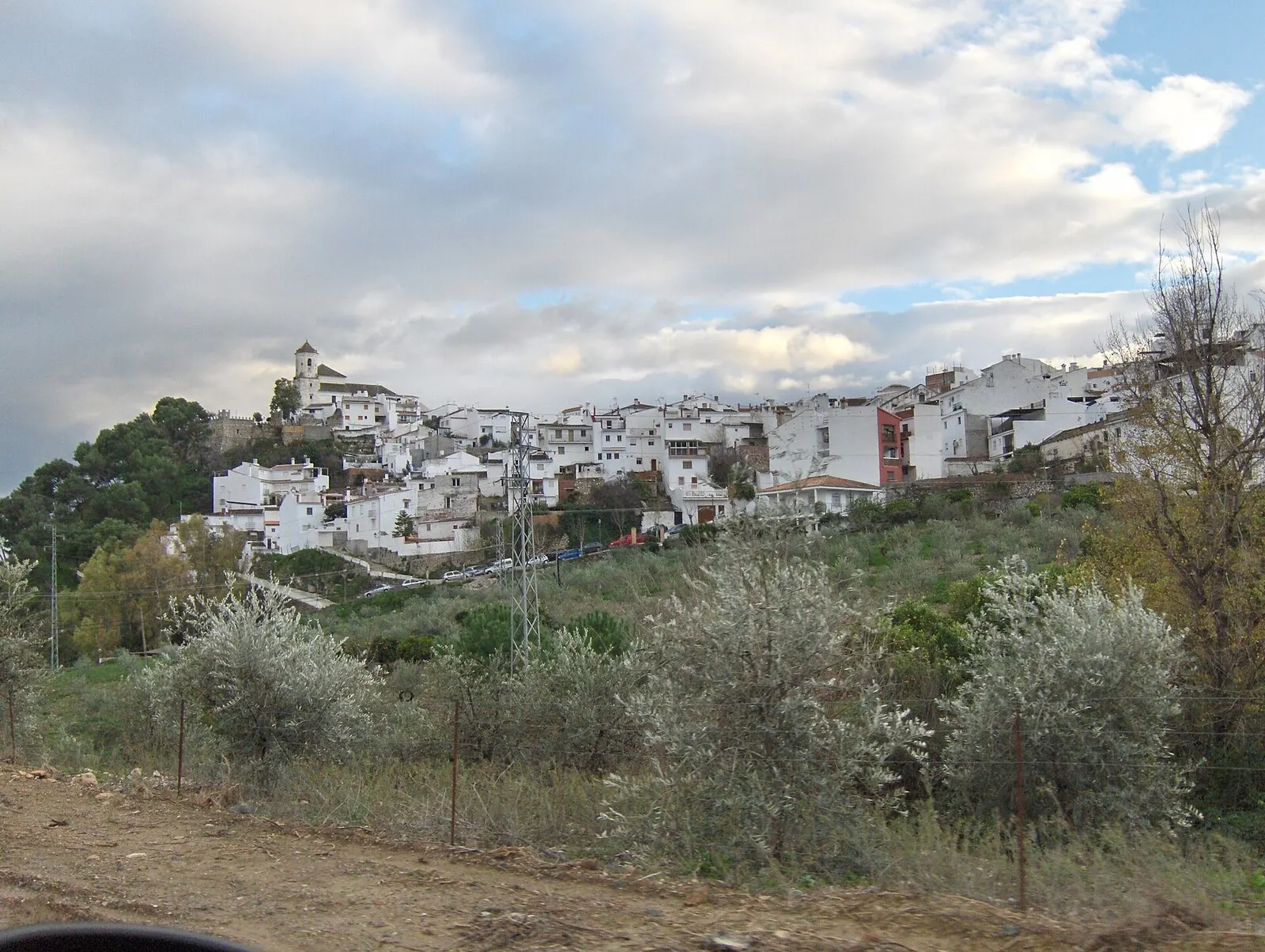 Panorámica del valle del Guadalhorce desde el mirador